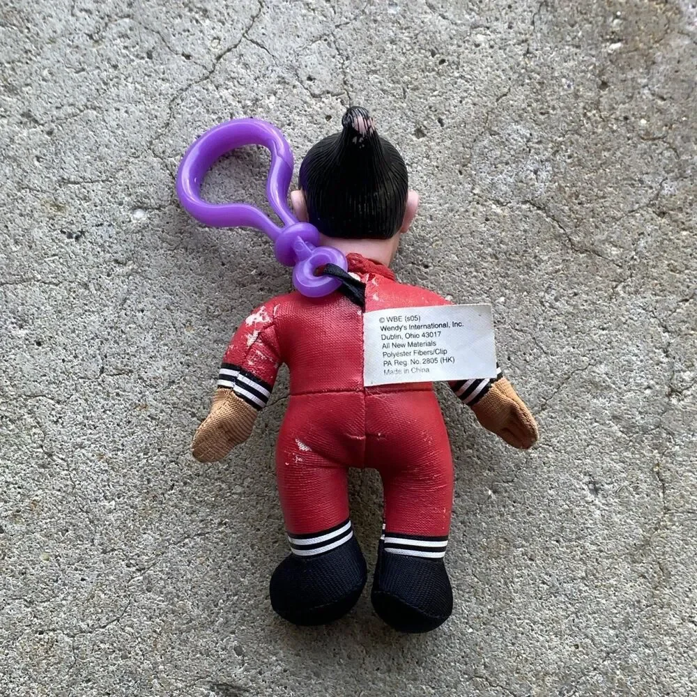 Wendy's Kids Meal Toy Oompa Loompa Keychain Doll Charlie & The Chocolate Factory